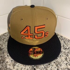 New Era Houston Colts 59FIFTY 40th Anniversary Fitted Hat Cap Size 7 1/8